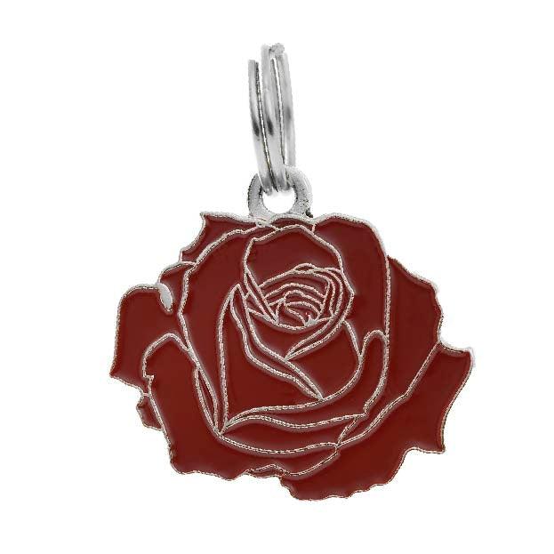 Rose Pet ID Tag - Rocky & Maggie's Pet Boutique and Salon