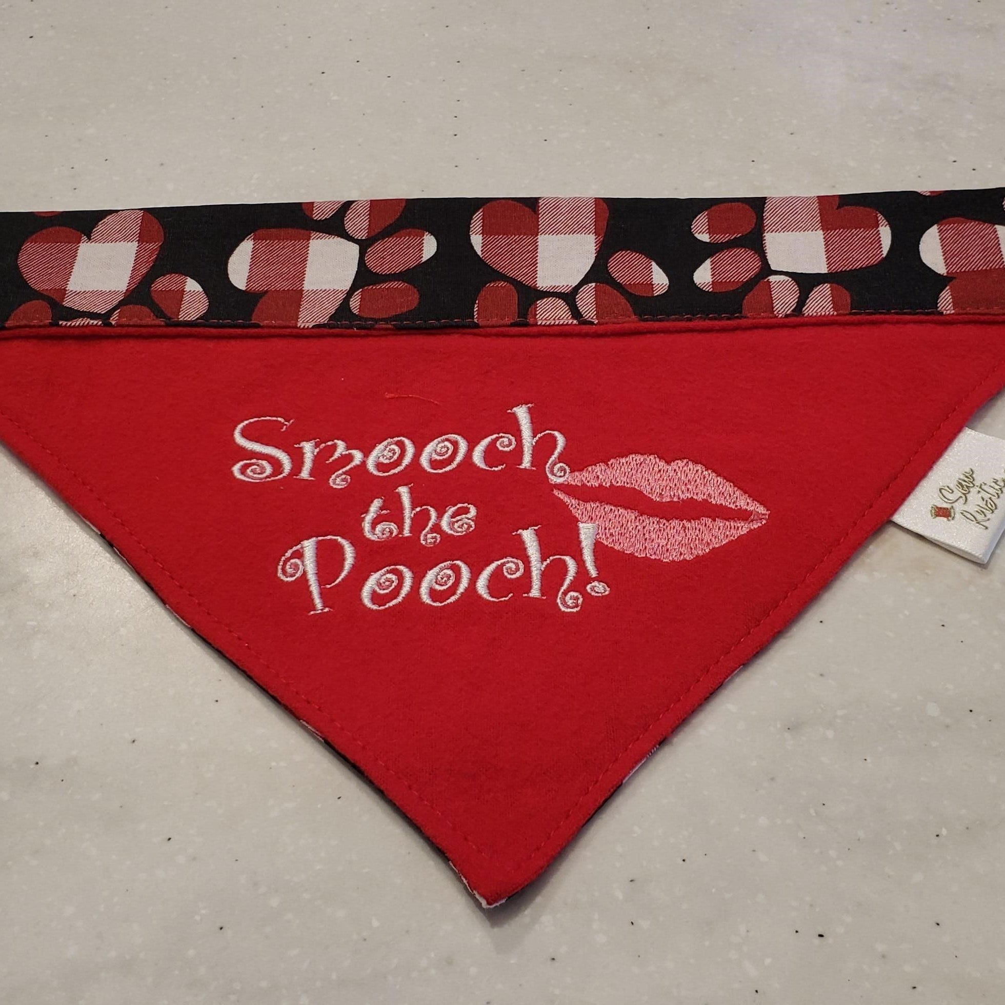 Sewrustic-Embroidered Over The Collar Dog Bandana - Rocky & Maggie's Pet Boutique and Salon
