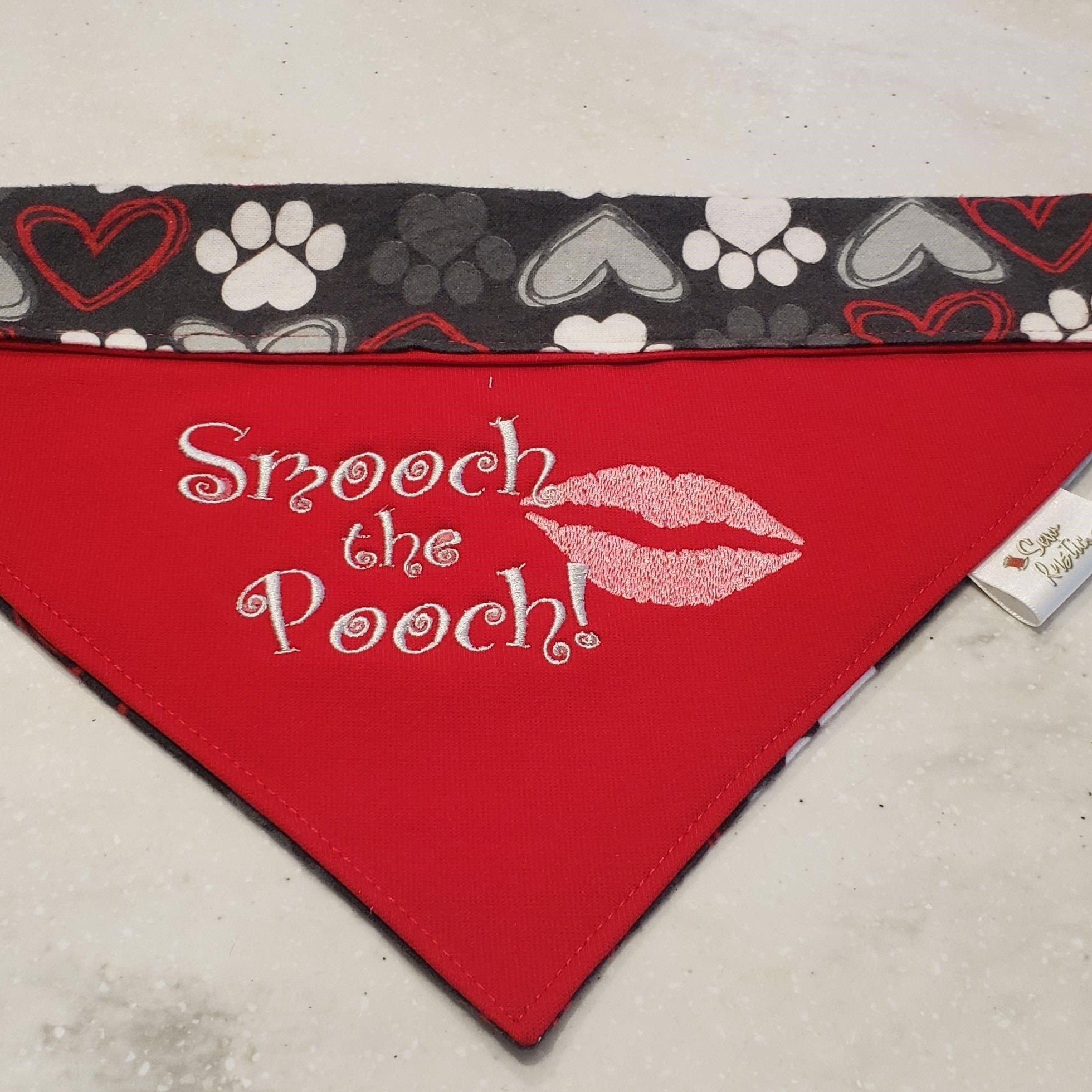 Sewrustic-Embroidered Over The Collar Dog Bandana - Rocky & Maggie's Pet Boutique and Salon