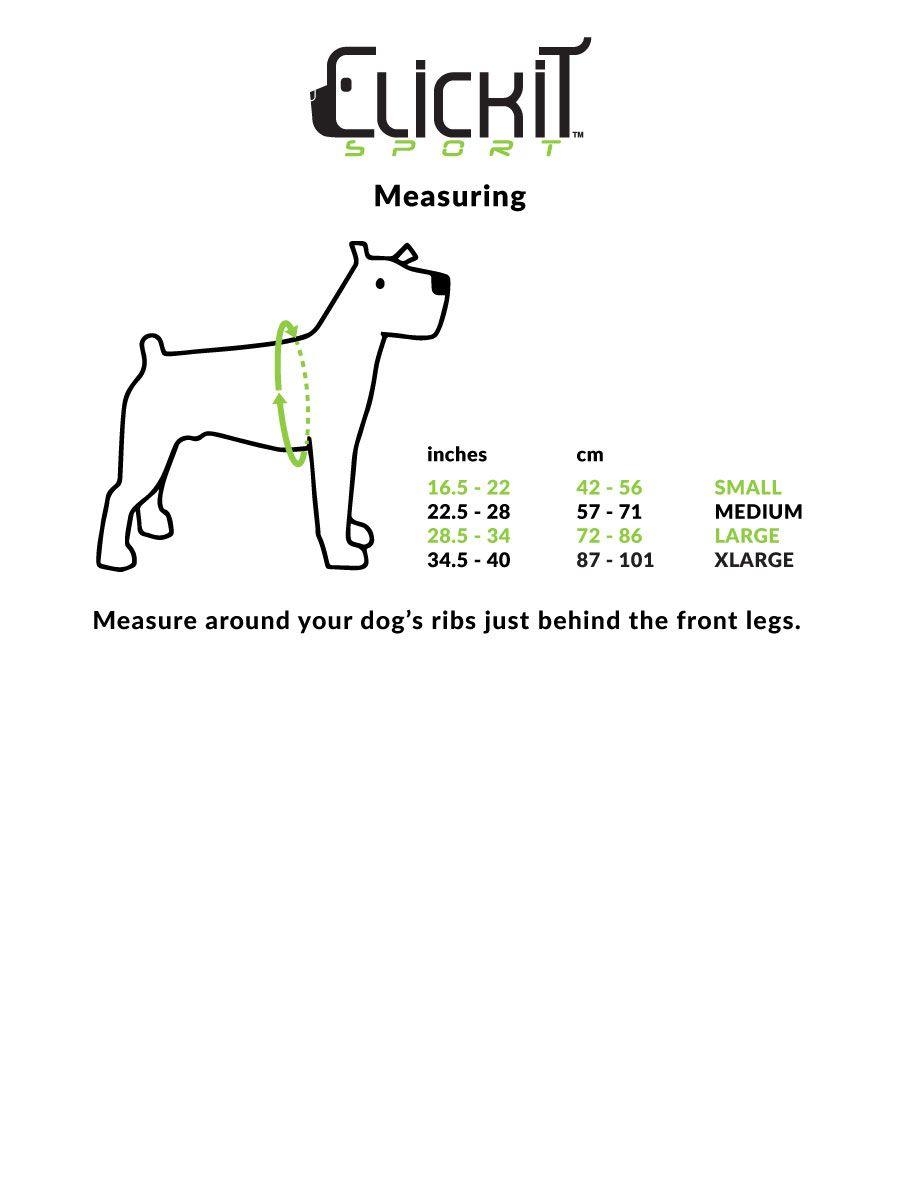 Clickit Sport Harness (Includes harness, S-clip and Buckle Shield) - Rocky & Maggie's Pet Boutique and Salon