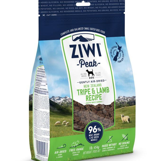 Ziwi Peak Air-Dried Tripe & Lamb For Dogs - Rocky & Maggie's Pet Boutique and Salon