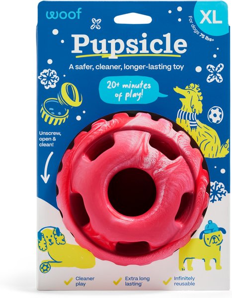 Woof Pet Holiday Pupsicle Long-Lasting Interactive Dog Toy
