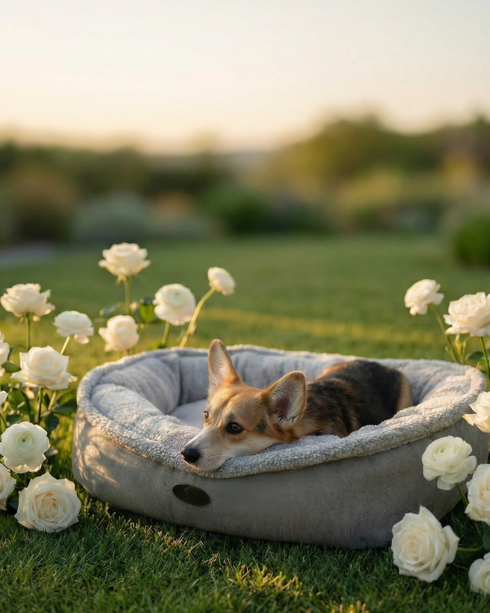 Chester & Lee | Furry Bagel Dog Bed – Rocky & Maggie's