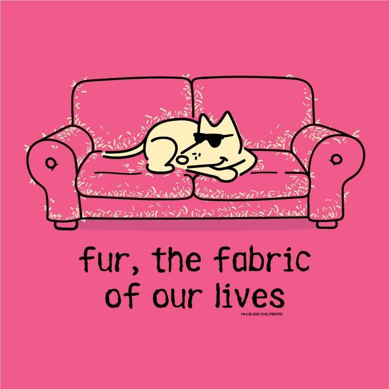 Fur, The Fabric Of Our Lives - Ladies T-Shirt V-Neck - Rocky & Maggie's Pet Boutique and Salon