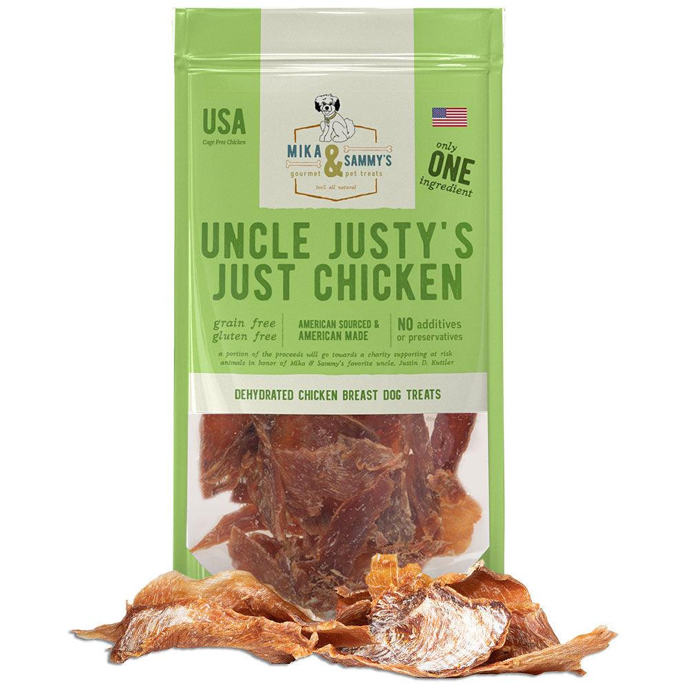 Uncle Justy’s Just Chicken 5oz - Rocky & Maggie's Pet Boutique and Salon