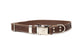 Quick-Release Leather Collar and Leash Set