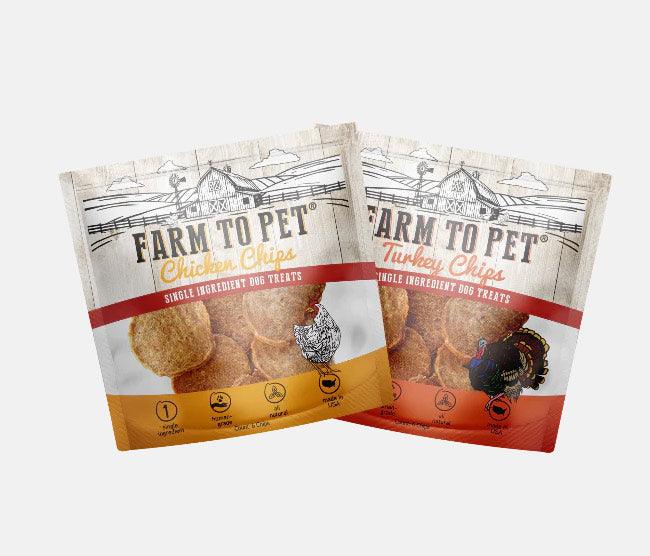 Farm to Pet Chips Snack Pack - Rocky & Maggie's Pet Boutique and Salon