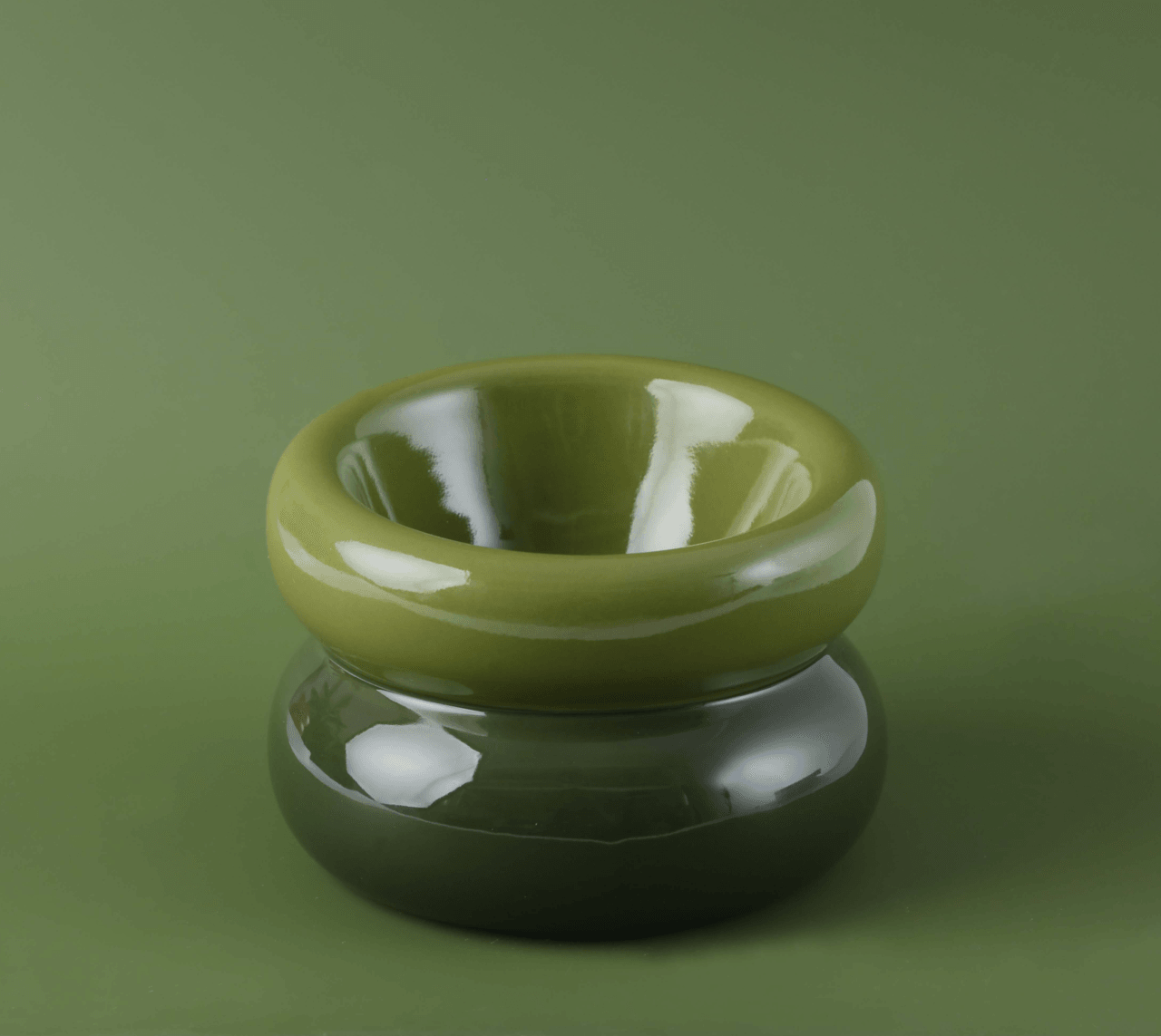 Soufflé Pet Bowl - Avocado Green - Rocky & Maggie's Pet Boutique and Salon