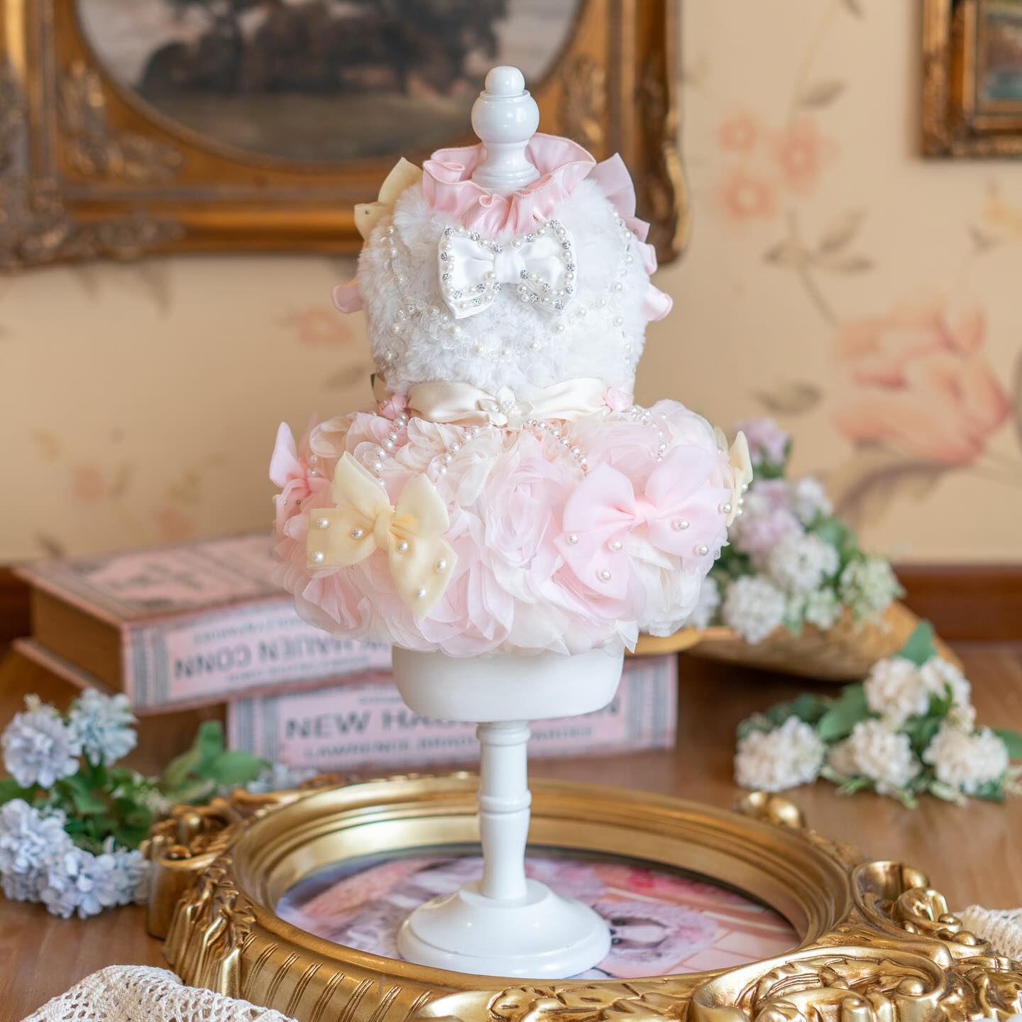 Pearl Rose Fur Princess Dress – Rocky & Maggie's