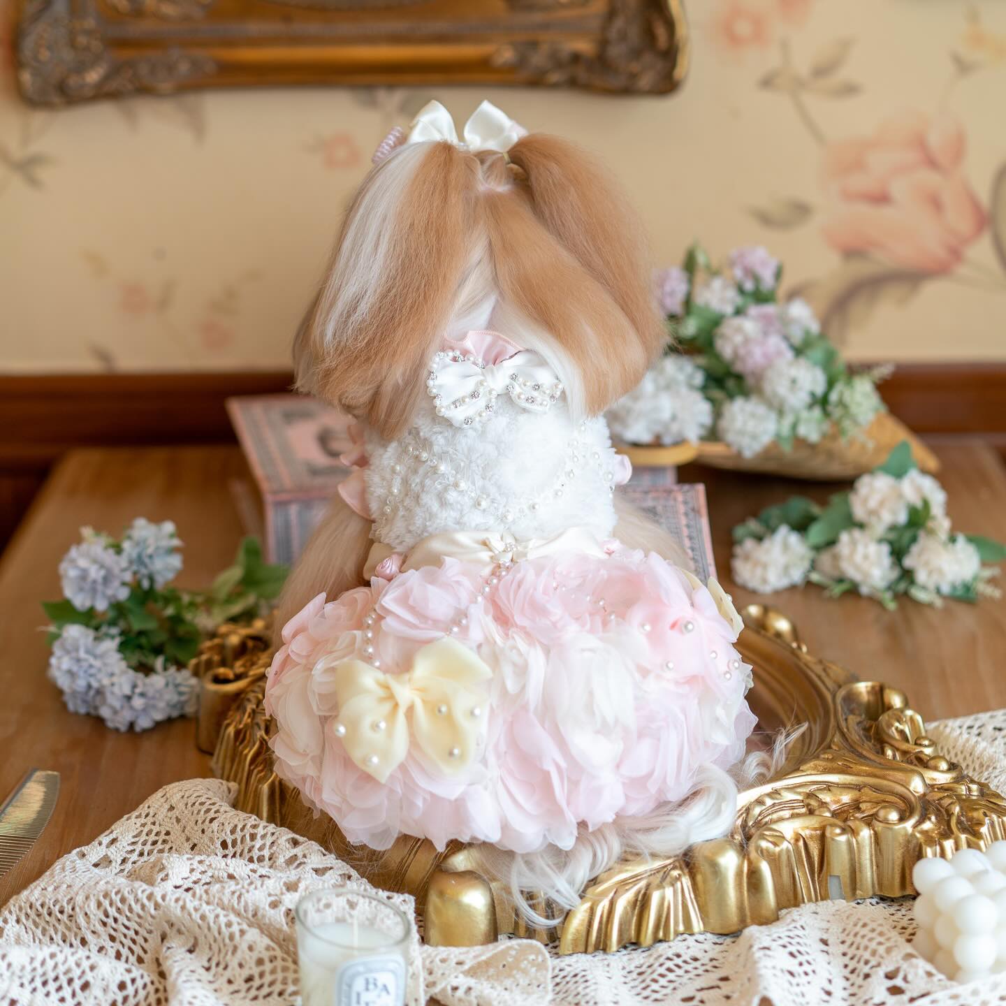 Pearl Rose Fur Princess Dress – Rocky & Maggie's
