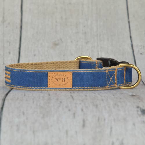 Blue Waxed Collar