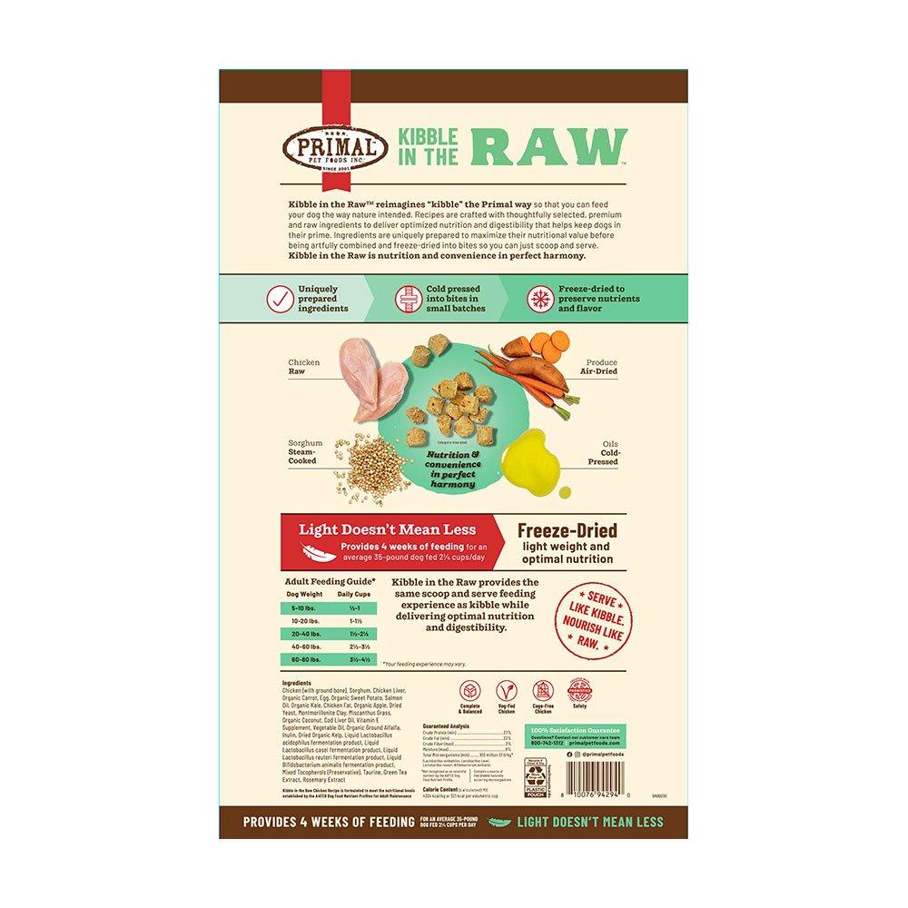Kibble in the Raw Canine Chicken Recipe - Rocky & Maggie's Pet Boutique and Salon