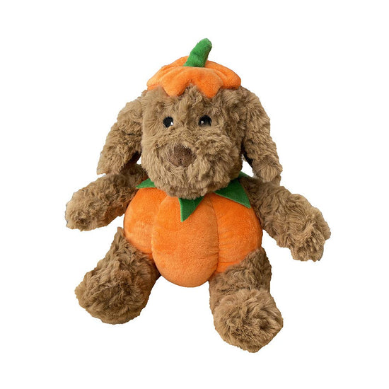 PETLOU Pumpkin Plush Squeaky Dog Toy