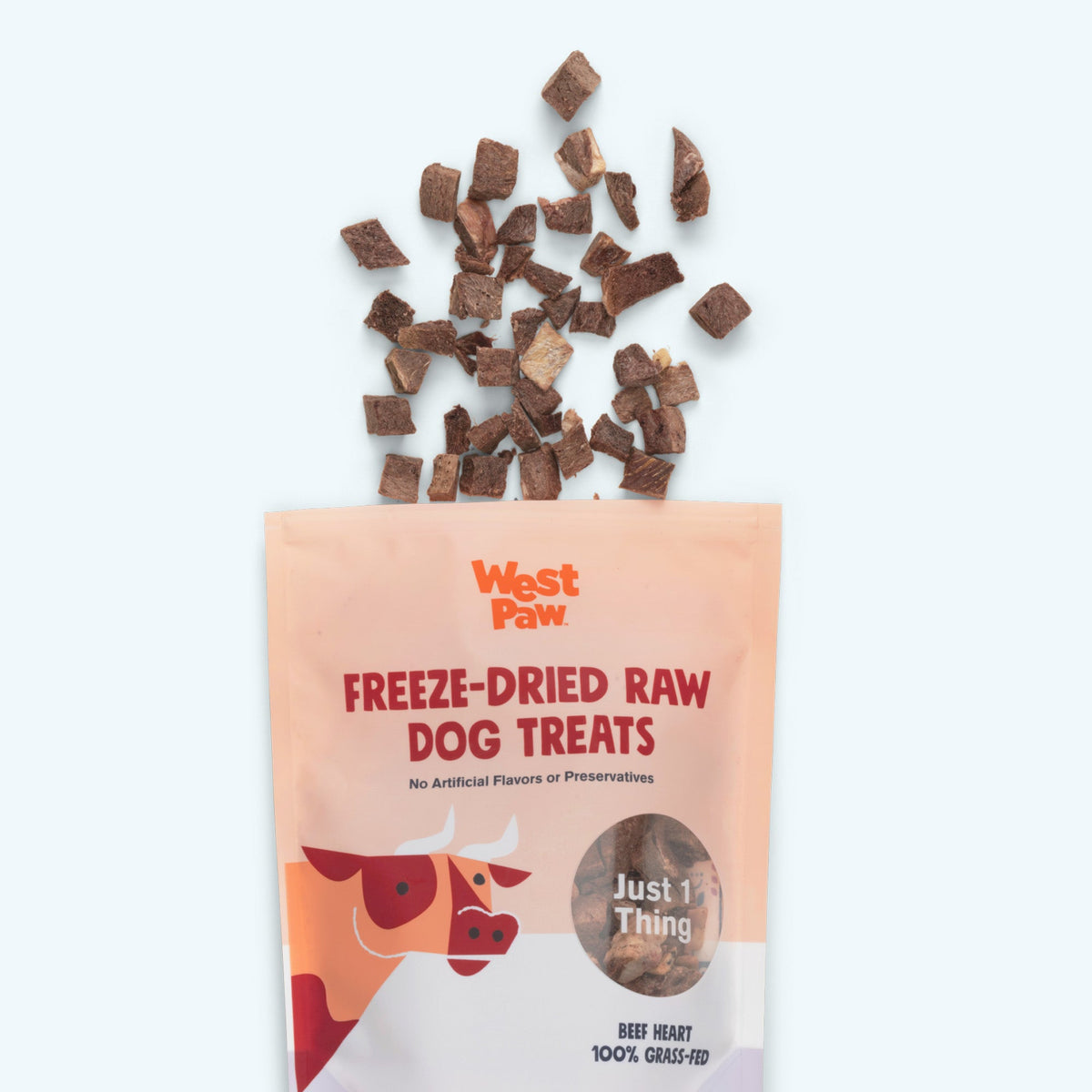 West Paw Beef Heart Freeze-Dried Organ Meat Treats - view 4