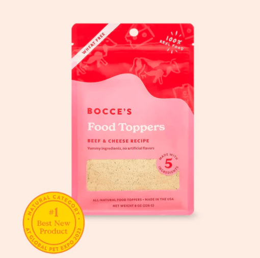 Bocce's Beef & Cheese Dog Food Topper - Rocky & Maggie's Pet Boutique and Salon