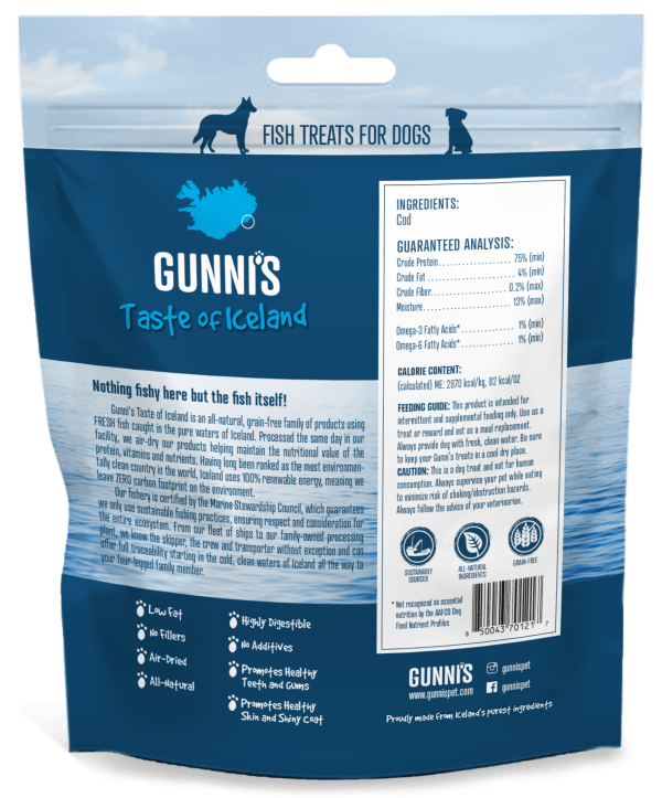Cod Skin Chips 9oz - Rocky & Maggie's Pet Boutique and Salon