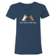 Hate Has No Home Here -T-Shirt Ladies V-Neck - Rocky & Maggie's Pet Boutique and Salon