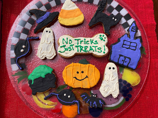 PAWsitively Organic Dog Bakery Halloween Organic Dog Cookie Box