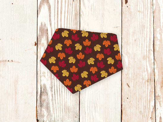 BibbyBubby Fall Leaves Dog Bandana