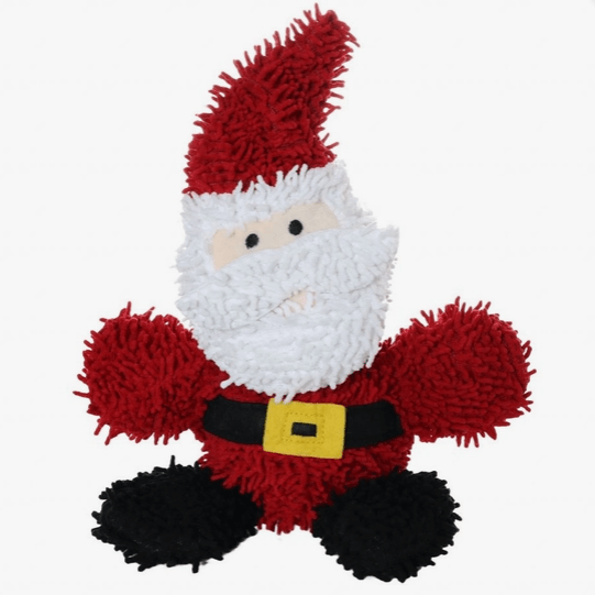 Mighty Microfiber Ball Santa, Christmas Holiday Dog Toy - Rocky & Maggie's Pet Boutique and Salon