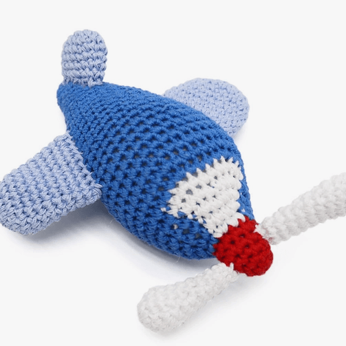 Knit Toy - Airplane - Rocky & Maggie's Pet Boutique and Salon