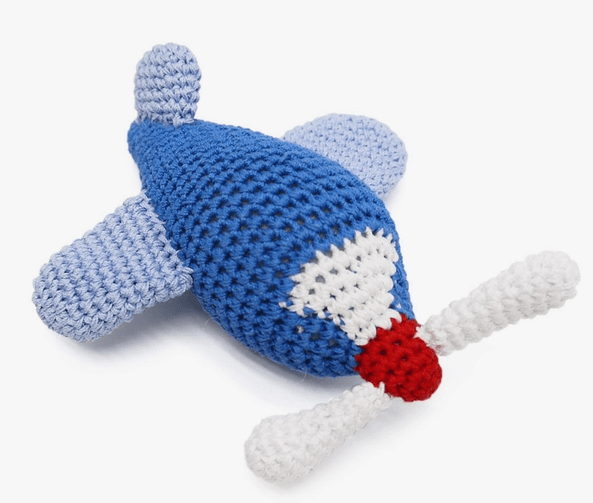 Knit Toy - Airplane - Rocky & Maggie's Pet Boutique and Salon