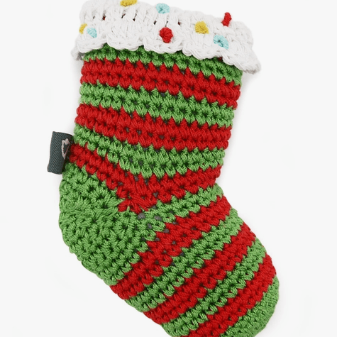 Knit Toy - Christmas Stocking - Rocky & Maggie's Pet Boutique and Salon
