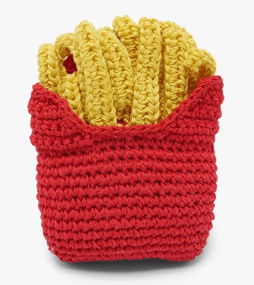 Knit Toy - French Fries - Rocky & Maggie's Pet Boutique and Salon