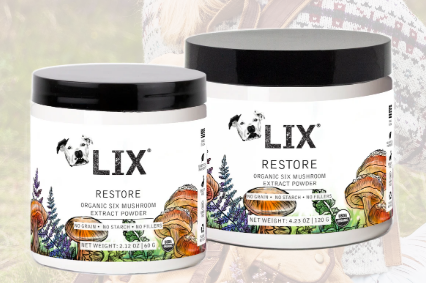 Lix RESTORE Organic Six Mushroom Extract Powder
