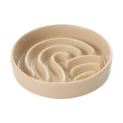 [Wave] Slow Feeder Dog Bowls - S / Pink / Wood Stand - Rocky & Maggie's Pet Boutique and Salon