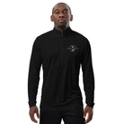 Quarter zip pullover with Rocky & Maggies of Houston logo - Rocky & Maggie's Pet Boutique and Salon