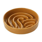 [Wave] Slow Feeder Dog Bowls - M / Pink / Wood Stand - Rocky & Maggie's Pet Boutique and Salon