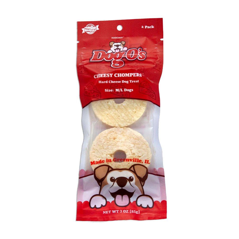 Dog-O’s™ Cheesy Chompers® Original Hard Cheese Dog Treat for Large Dogs 2pk - Rocky & Maggie's Pet Boutique and Salon