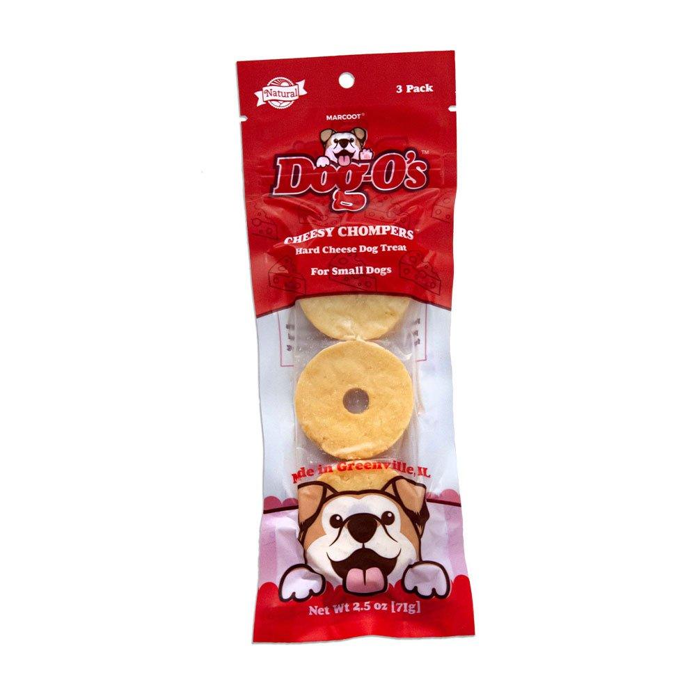 Dog-O’s™ Cheesy Chompers® Original Hard Cheese Dog Treat for Small Dogs 3pk - Rocky & Maggie's Pet Boutique and Salon