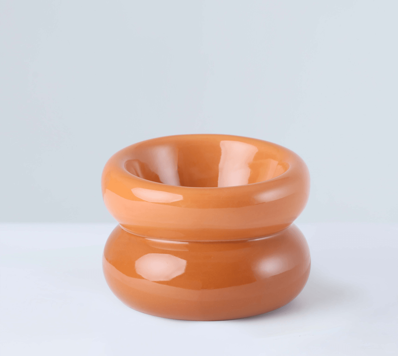 Soufflé Pet Bowl - Amber Orange - Rocky & Maggie's Pet Boutique and Salon