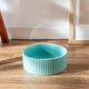 Jardin Ribbed Pet Bowl Collection