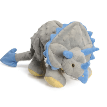 GoDog Dinos Frills The Triceratops Dog Toy - Rocky & Maggie's Pet Boutique and Salon