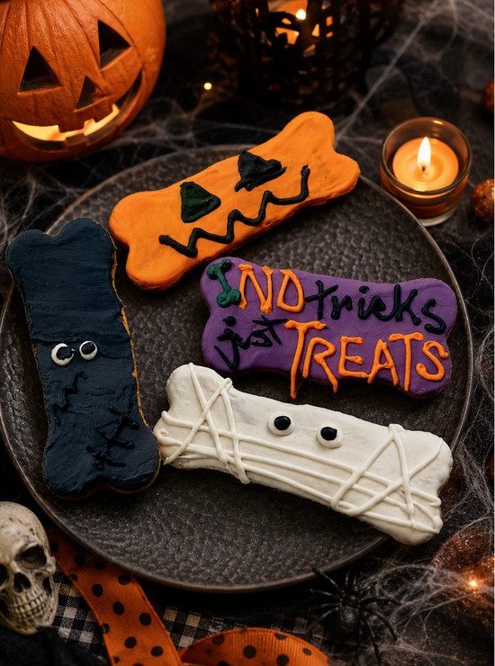 PAWsitively Organic Dog Bakery Halloween Peanut Butter Dog Cookies