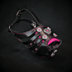 Bijou' Basket Muzzle Black & Pink