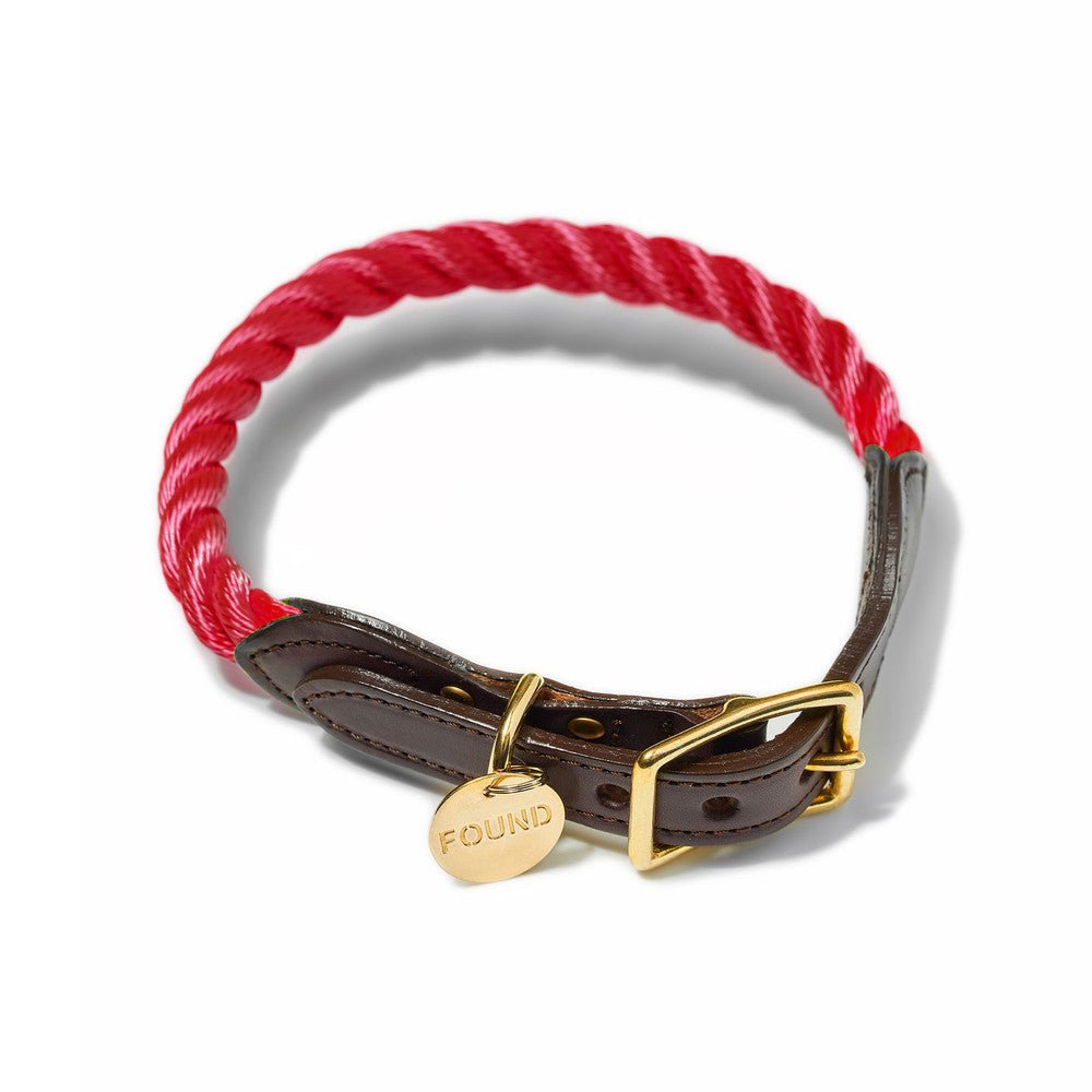 Red Rope Cat & Dog Collar – Rocky & Maggie's