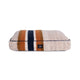 Shinola Stripe Napper Pillow Berber Dog Bed Oatmeal
