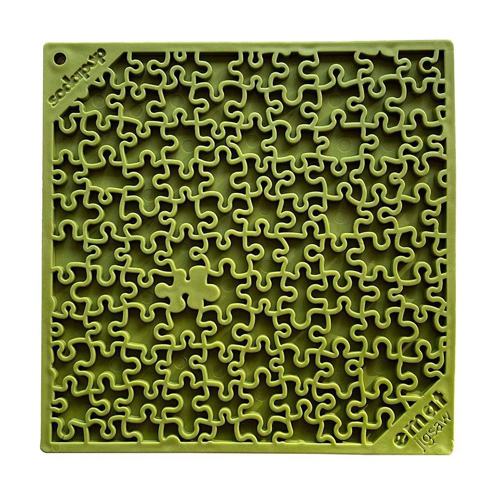 Sodapup Green Jigsaw Lickmat for Dog or Cat - Rocky & Maggie's Pet Boutique and Salon