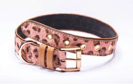 Strapets Signature collar - Pink Leopard - Rocky & Maggie's Pet Boutique and Salon