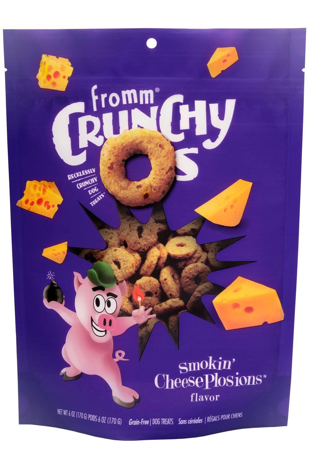 Fromm Crunchy O's Smokin' CheesePlosions Dog Treats - Rocky & Maggie's Pet Boutique and Salon
