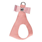Peaches N Cream Houndstooth Big Bow Step In Harness - Rocky & Maggie's Pet Boutique and Salon
