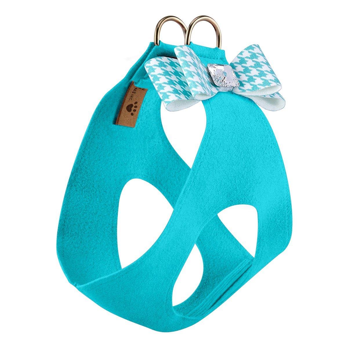 Bimini Houndstooth Big Bow Step In Harness - Rocky & Maggie's Pet Boutique and Salon