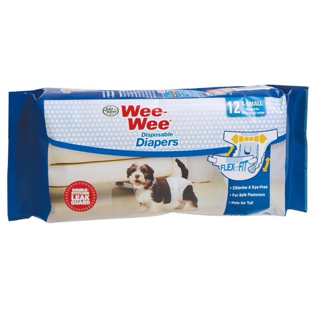 Wee Wee Disposable Diapers - Rocky & Maggie's Pet Boutique and Salon