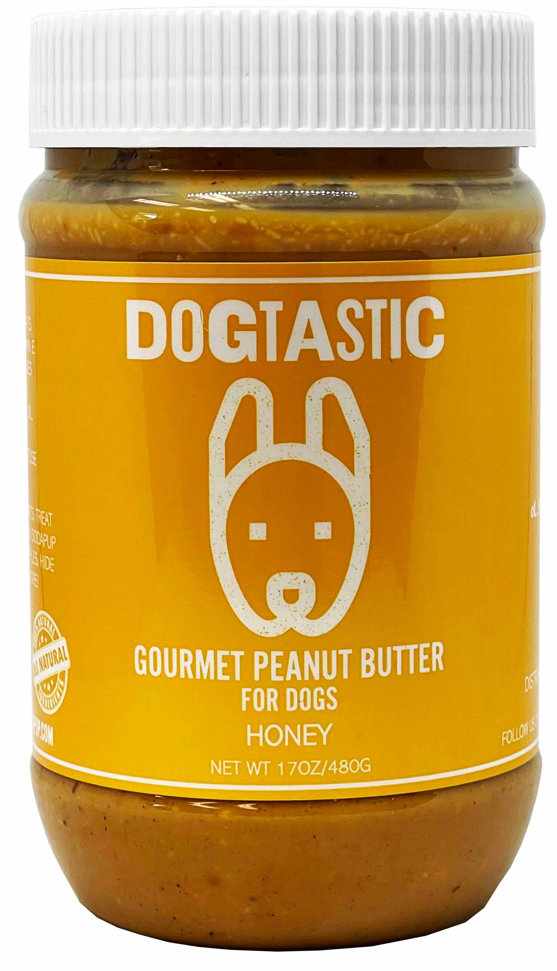Dogtastic Gourmet Peanut Butter for Dogs - Honey Flavor - Rocky & Maggie's Pet Boutique and Salon