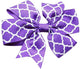 Hair Bow Quatrefoil w/ Alligator Clip - Rocky & Maggie's Pet Boutique and Salon