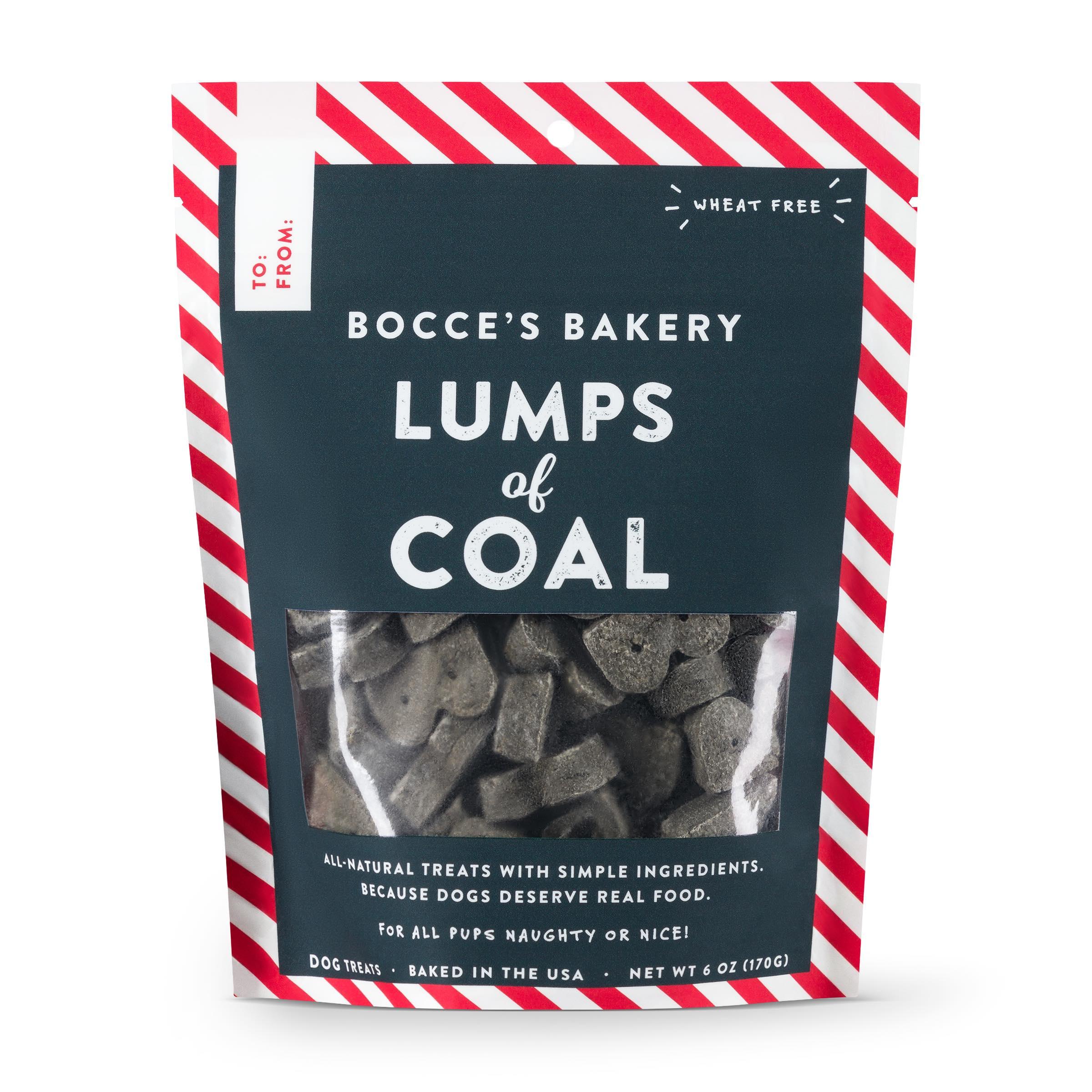 Bocce's Lumps of Coal Soft & Chewy Dog Treats, 6 oz - Rocky & Maggie's Pet Boutique and Salon
